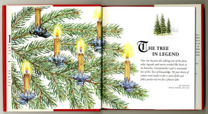 pages from The Christmas Tree book by Barbara Segall