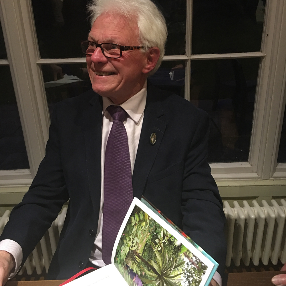 Roy Lancaster at My Life with Plants book signing
