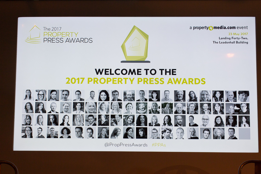 All candidates at the Property Press Awards 2017