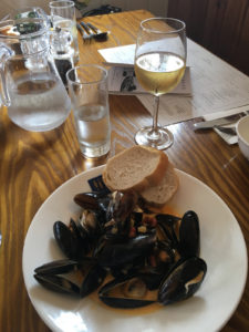 Barbara Segall and Marcus Harpur's seafood lunch at Loch Fyne in Elton