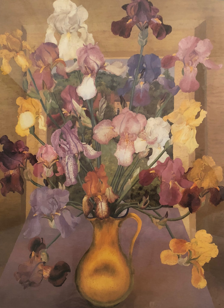 cedric morris poster of iris seedlings