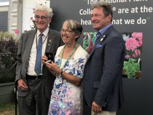 Hampton Court Flower Show, Sarah Cook receives the Brickell Award