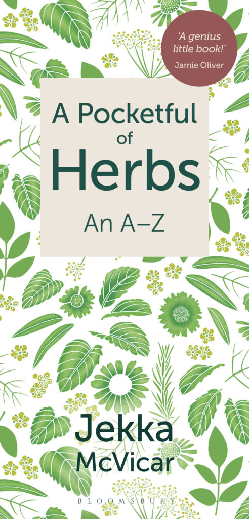 cover of a pocketful of herbs by jekka mcvicar